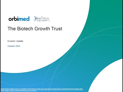 The Biotech Growth Trust – Portfolio Manager Update – Thursday, 17th October 2024