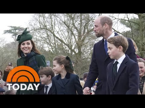 Royal family keeps tradition alive with annual Christmas Day stroll