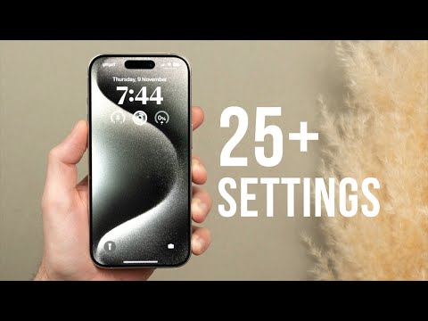 iPhone 15/15 Pro 25 Settings You NEED to Change Immediately!