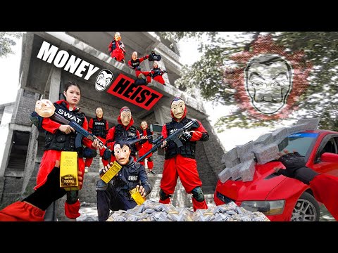 PARKOUR VS MONEY HEIST : Money Heist Disguise as Police to Steal Money & Rescue Bad Guys | Epic POV