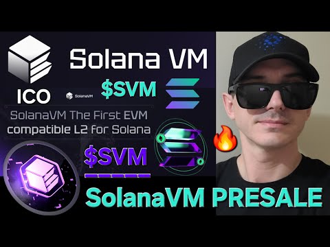 $SVM - SolanaVM TOKEN PRESALE CRYPTO COIN HOW TO BUY SVM ICO SOLANA VM SOL RAYDIUM BLOCKCHAIN STAKE