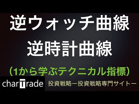 [動画で解説] 逆ウォッチ曲線ー逆時計曲線ー（1から学ぶテクニカル指標）