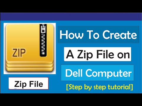 How to Create a Zip File on Dell Computer