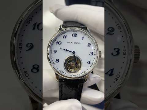 Sea-Gull Tourbillon Watch. Ref. 818.13.8809. Enamel Dial  海鸥陀飞轮 8809 珐琅表盘