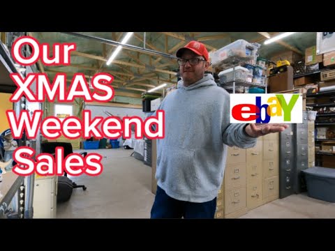 Our EBay Sales From Christmas Weekend…   3 days in a row over $500!!