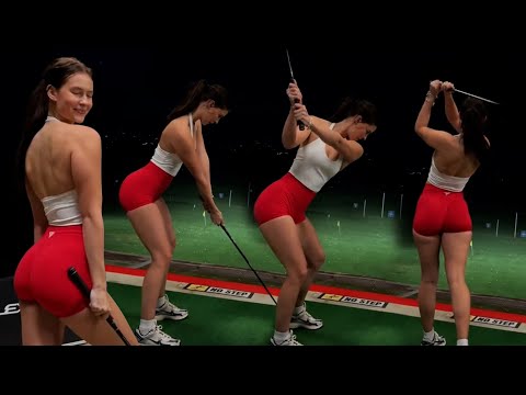 Amazing Golf Swing you need to see | Golf Girl awesome swing | MOLLIE LOUISE WHITE