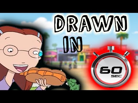 How I Draw Tish Katsufrakis in 60 seconds