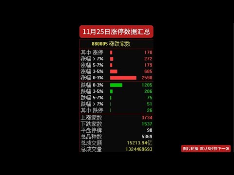 2024年11月25日A股涨停数据汇总