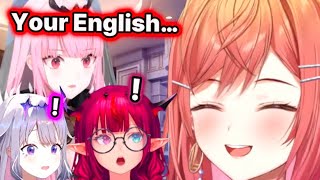 Everyone is Amazed at Ririka's English 【Hololive】