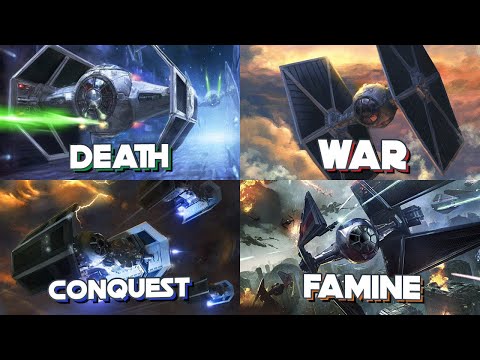 The 4 Horsemen of the Empire: The Terrifying Tie Fighter Variants that Dominated the Galaxy