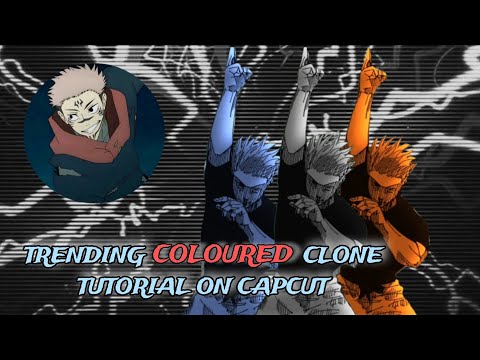 Trending And Easy Way To Creat Colour Clones On Capcut || How To Make Coloure Clones On Capcut ||