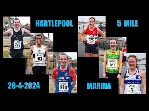 Hartlepool 5 Mile Marina Run 28-04-2024 by Silver Fox Productions