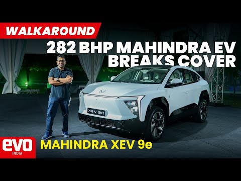 ₹21.9 Lakh Mahindra XEV 9e challenges ₹50-60 lakh European SUVs | Walkaround | @evoIndia