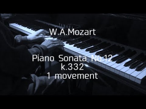 W.A.モーツァルト - ピアノソナタ１２番１楽章 k.332 / W.A.Mozart Piano Sonata No.12 1 movement