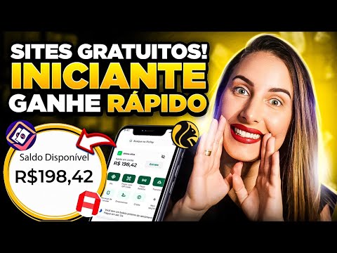 3 SITES PRA INICIANTE GANHAR DINHEIRO ONLINE RÁPIDO | Renda extra gratuita simples