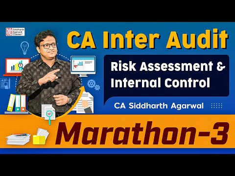 CA Inter Audit Marathon 3 | Risk Assessment & Internal Control | 100% Revision | Siddharth Agarwal