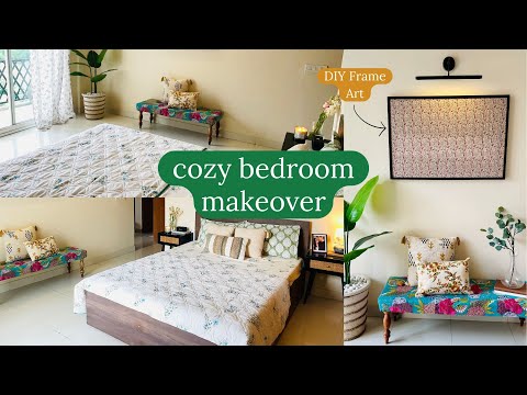 Bedroom Makeover ✨ | DIY Frame, Decorative Pillows & More | Neera Mishra