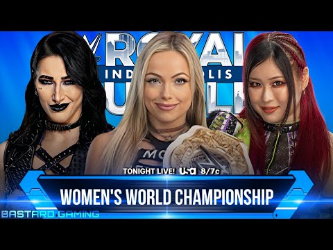 WWE 2K24 | Liv Morgan VS Iyo Sky VS Rhea Ripley - Women's Championship | Royal Rumble