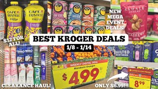 BEST KROGER DEALS | KROGER MEGA EVENT & EASY COUPON DEALS TO SAVE MONEY | 1/8 - 1/14