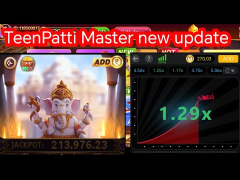 TeenPatti Master new update / aviator game play / aviator game kaise khele / ganesha gold game play