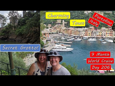 Portofino Italy Tour – Lot’s of Charm and A Secret Grotto to Swim!