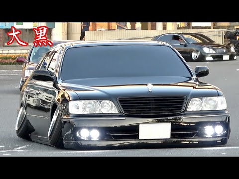 【大黒PA】国産組‼️チョ〜極低VIPスタンス👍スポ車もスタンス❓