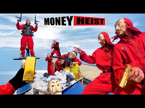 PARKOUR VS MONEY HEIST: Bad guys kidnap hostages to extort money, gold and kill police | Epic POV