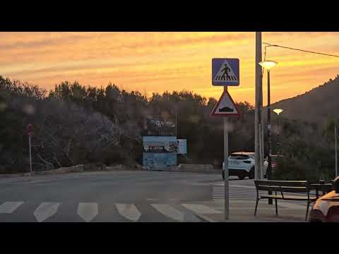 Fahrt zum Sonnenuntergang , Cala Agulla