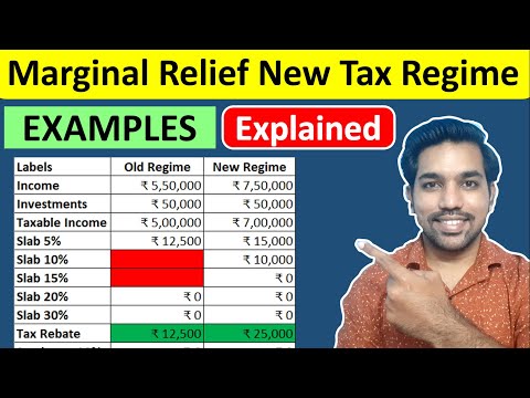 Marginal Relief EXPLAINED in New Tax Regime | Income Tax Calculation [Hindi]