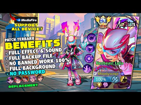 NEW! | Lylia Neobeast Skin Script No Password | Full Effect & Full Sound MLBB