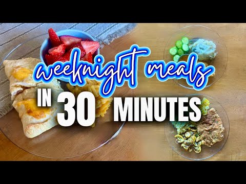 30 MINUTE WEEKNIGHT MEALS | Delicious EASY FAMILY FRIENDLY DINNERS | What's for Dinner | MEL COOP