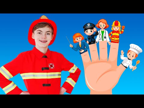 Professions & Jobs | Finger Family | Nursery Rhymes and Kids Songs