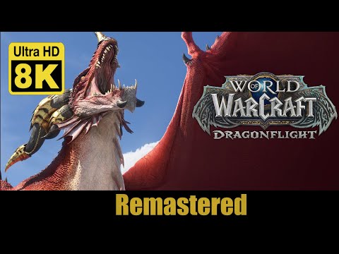 WOW Dragonflight  Cinematic "Take to the Skies" 8k  (Remastered with Neural Network AI)