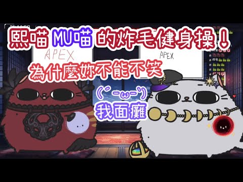 【熙歌&小埃精華】熙喵MU喵的炸毛健身操&拿著湯圓做運動！！！