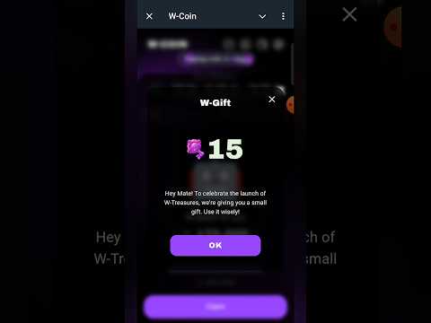 W-Gift from W-Coin | W-Treasures update | #wgift #from #wcoin #wtreasures #update #giveaway #useit