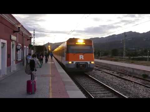 TRENES POR SALOU Y CAMBRILS: parte 5 (Estaciones de Hospitalet del Infante, Montroig y Salou)