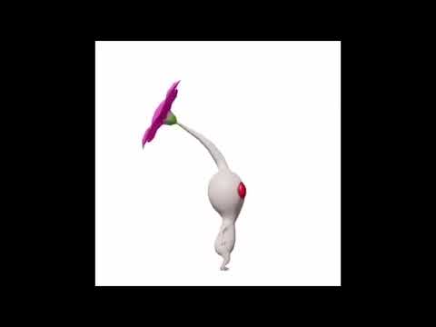 White Pikmin Spinning to Pikmin music