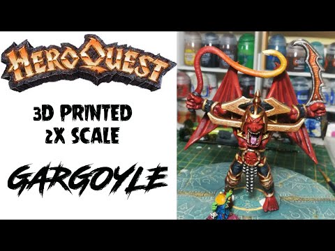 Heroquest Gargoyle At 2x Scale