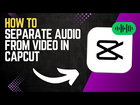 How to SEPARATE AUDIO from VIDEO in CAPCUT (Extract audio)