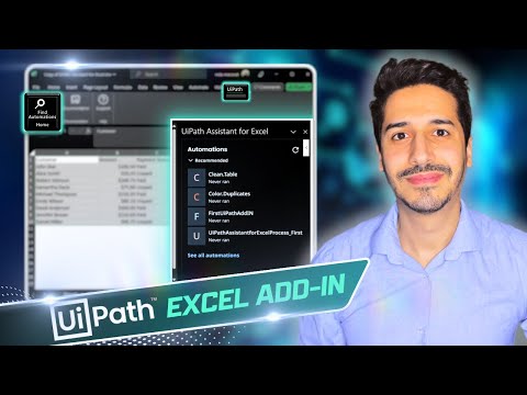 UiPath Excel Add-In | UiPath Attended Automation inside Excel