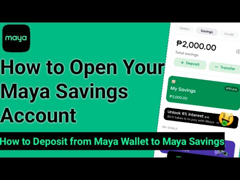 How to Open Your Maya Savings Account | How to Deposit from Maya Wallet to Maya Savings