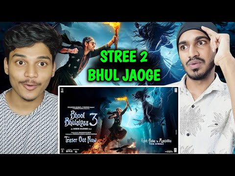 bhool bhulaiyaa 3 (Teaser) Reaction | Kartik Aaryan | Vidya Balan | Triptii Dimri |