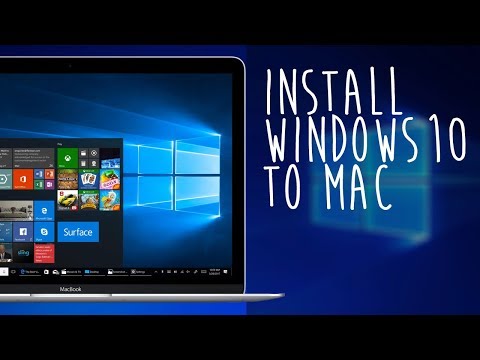 Install Windows 10 to Mac via Boot Camp Assistant (macOS High Sierra)