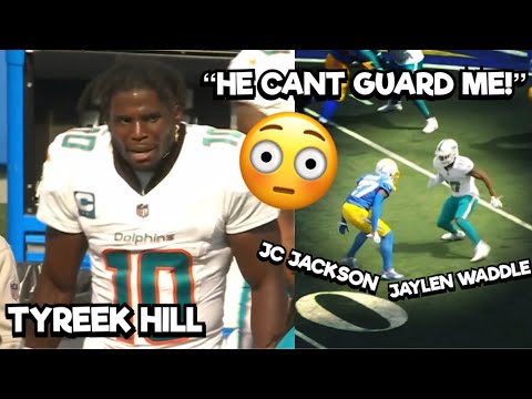 JC Jackson ‘TORCHED’ Vs Tyreek Hill & Jaylen Waddle 🥵 2023 Dolphins Vs Chargers highlights