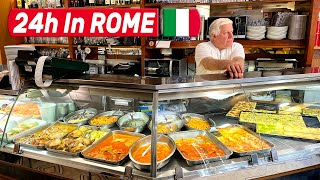 24 Hours Of ITALIAN FOOD In ROME - Best Roman Pizza & Local Street Food