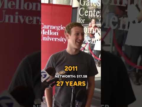 Mark Zuckerberg networth throughout the years. 👀 #markzuckerberg  #interestingfacts #facebook #meta