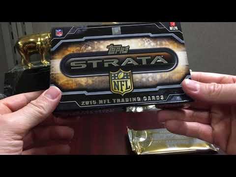 2015 Topps Strata Football Hobby Box Break