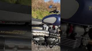 Triumph Street Scrambler 900  review Exhaust sound clip