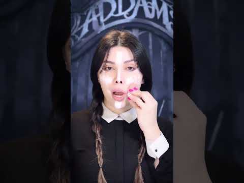 Wendsday Addams makeup #wendsdayaddams #makeup #makeuptutorial