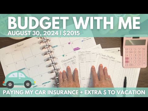 Budgeting my August 30th paycheck - paying the bill I forgot